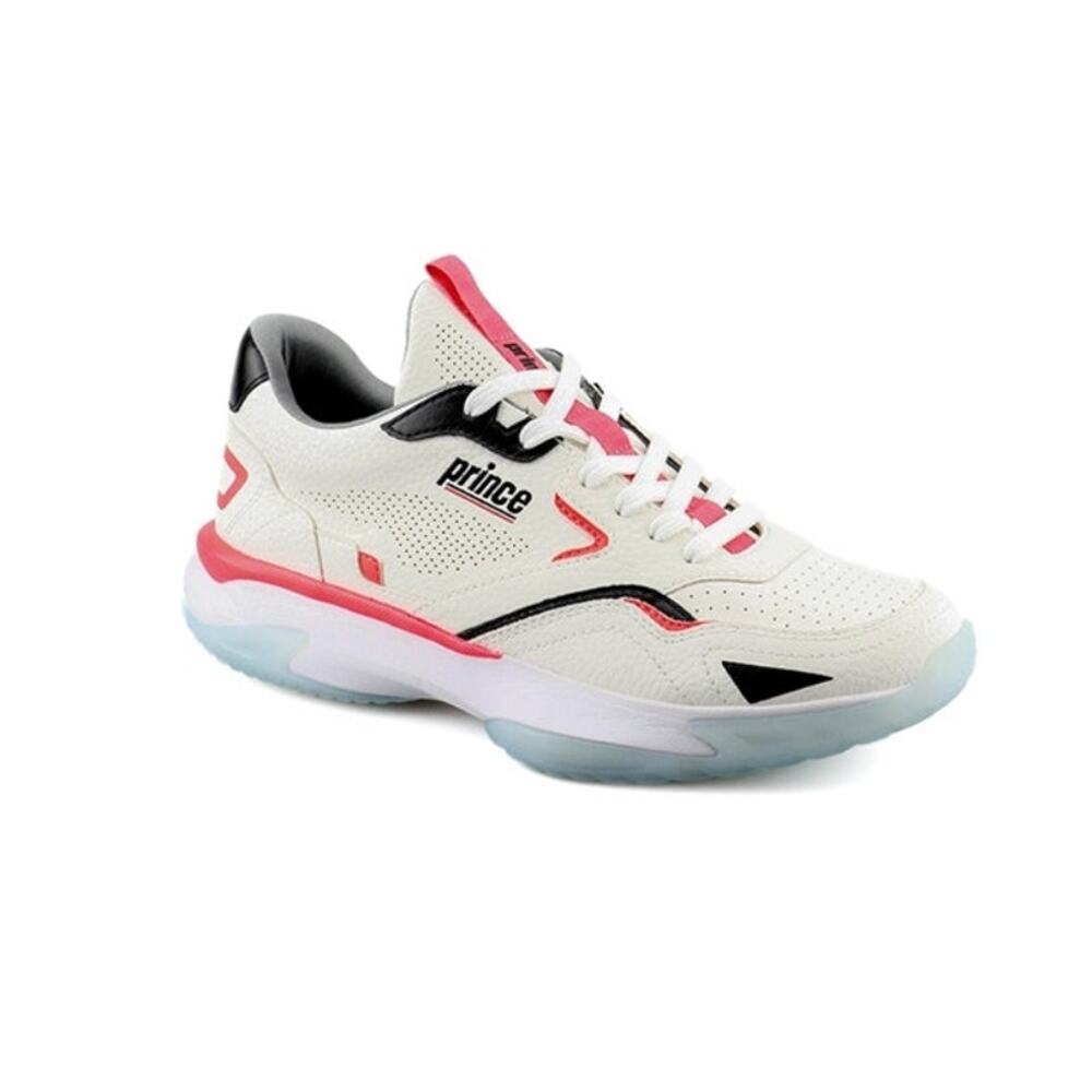 Prince Club 768 Womens Heritage Sneaker white/coral Size 7.5M